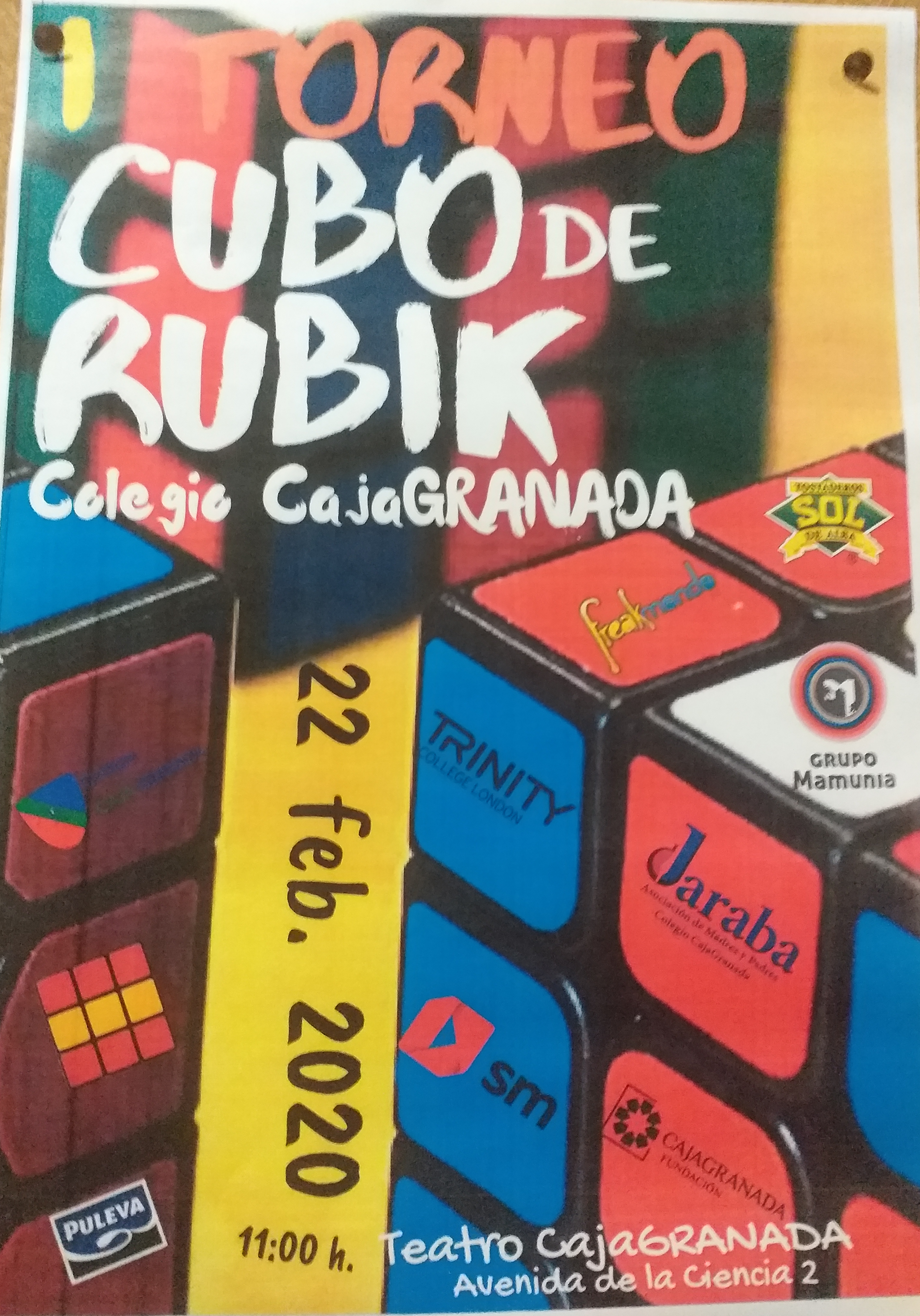 ©Ayto.Granada: Enredate: Torneo Cubo Rubik